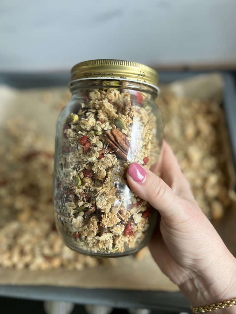 Homemade Granola (with all different nuts and seeds)