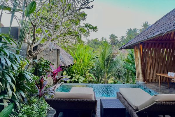 This was our home in Fivelements during our peaceful and serene retreat in Ubud, Bali.
