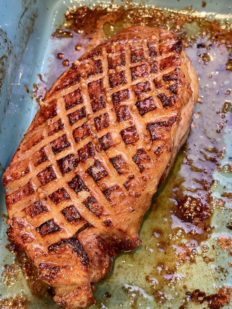 Honey and Spiced Roast Duck Breasts